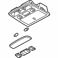 OEM 2004 Hyundai Tiburon Overhead Console Lamp Assembly - 92810-2C001-LK