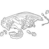 OEM Nissan Murano Driver Side Headlight Assembly - 26060-9UE5C