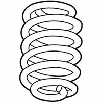 OEM GMC Yukon XL Coil Spring - 23154235