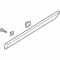 OEM 2021 Kia Niro MOULDING Assembly-Rear Door - 87731G5000