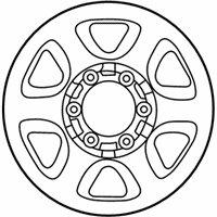 OEM 2004 Toyota Tacoma Wheel, Steel - 42601-35721