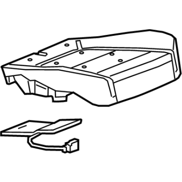OEM Chevrolet Trailblazer Seat Cushion Pad - 42749208