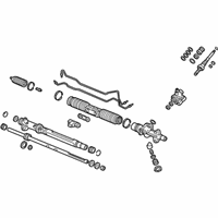 OEM 2002 Acura RSX Rack Assembly, Power Steering - 53601-S6M-A02