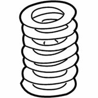 OEM 2000 Ford Mustang Coil Springs - XR3Z5560DA