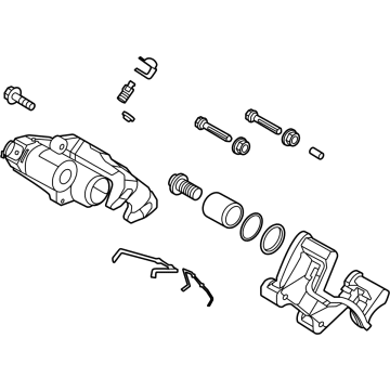 OEM 2020 Kia Cadenza Rear Brake Caliper Kit - 58311G8A50