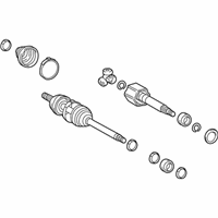 OEM Lexus RX450hL Shaft Assembly, FR Drive - 43410-48200