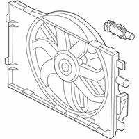 OEM 2012 Lincoln MKZ Fan Assembly - BE5Z-8C607-B