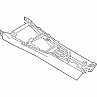 OEM BMW Z4 CENTER CONSOLE - 51-16-6-809-054