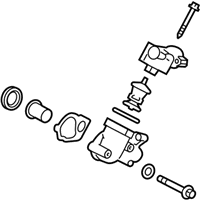 OEM Chevrolet Colorado Thermostat Housing - 12698362