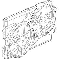 OEM 2007 Chevrolet Cobalt Fan Assembly - 22718765