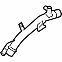 OEM 2010 Chevrolet Malibu Radiator Coolant Outlet Hose (Lower) - 25844699