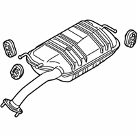 OEM 2005 Kia Spectra5 Main Muffler Assembly - 287002F731