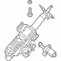 OEM 2019 Nissan Pathfinder Column Assy-Steering, Upper - 48810-3JA1D