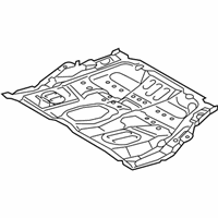 OEM 2017 Toyota Prius V Center Floor Pan - 58211-47090