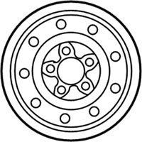 OEM 2000 Ford F-150 Spare Wheel - F75Z-1015-CB