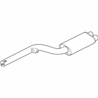 OEM BMW Z4 Front Silencer - 18-30-7-647-053