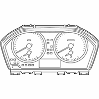 OEM BMW X1 INSTRUMENT CLUSTER - 62-10-5-A24-5A4