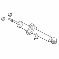 OEM 2017 Nissan 370Z Shock Absorber Kit-Front - E6110-6GA0A