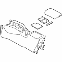 OEM Nissan Rogue Console Floor BRN - 96910-9TG1C