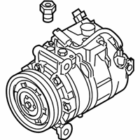 OEM BMW 328xi Air Conditioning Compressor Without Magnetic Coupling - 64-52-9-122-618