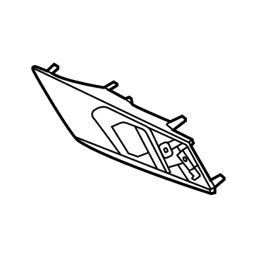 OEM 2022 BMW 228i xDrive Gran Coupe SHELL, INSIDE DOOR HANDLE, L - 51-42-9-875-699