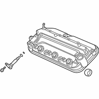 OEM 2005 Acura RL Cover, Rear Cylinder Head - 12320-RJA-000