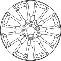 OEM Infiniti Aluminum Wheel - D0300-EG54A