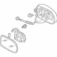OEM 2001 Acura RL Mirror Assembly, Driver Side Door (Vermont Green Pearl) (Heated) (Memory) - 76250-SZ3-A42ZV