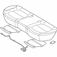 OEM 2017 Kia Soul Cushion Assembly-Rear Seat - 89100B2720KE4