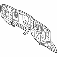 OEM 2020 Lexus GX460 Panel Sub-Assy, Dash - 55101-35A00