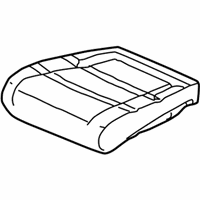 OEM 2002 Honda Odyssey Pad & Frame, Left Front Seat Cushion - 81532-S0X-A13