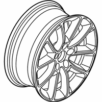 OEM 2016 Ford Police Interceptor Sedan Wheel, Alloy - DA8Z-1007-G