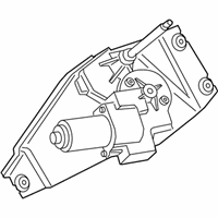 OEM 2017 BMW X1 Rear Window Wiper Motor - 61-62-7-356-220