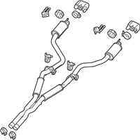 OEM 2016 Dodge Challenger Exhaust - 68453195AC