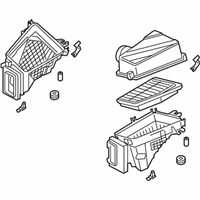 OEM Kia Stinger Air Cleaner Assembly, Left - 28110J5300