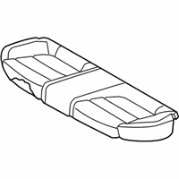 OEM 2021 Kia Rio Cushion Assembly-Rear Seat - 89100H9010SKB