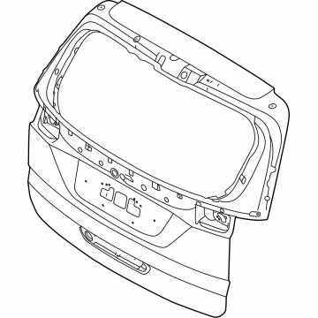 OEM Kia Panel Assembly-Tail Gate - 72800R0130