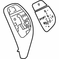 OEM 2020 BMW i8 Repair Kit For Gear Selector Switch Cover - 61-31-9-354-183