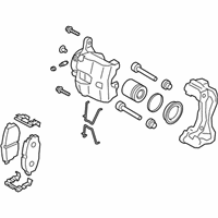 OEM Kia Forte Front Brake Assembly, Left - 58110M7100