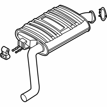 OEM 2021 Kia Sorento Muffler Assy-Center - 28650P4600