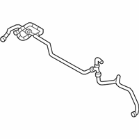 OEM 2016 BMW M5 Turbocharger Intercooler Hose - 17-12-2-284-290