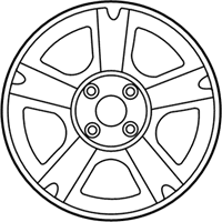 OEM 2002 Nissan Sentra Aluminum Wheel - 40300-4Z100