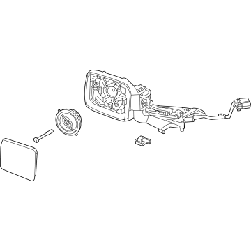 OEM 2022 Ford Bronco MIRROR ASY - REAR VIEW OUTER - M2DZ-17682-DB