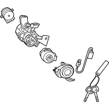 OEM Kia K5 Steering Key Sub Set - 81900L3A00