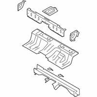 OEM 2019 Ford Ranger Rear Floor Pan - KB3Z-2110020-A