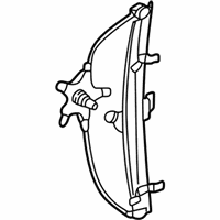 OEM 1996 Nissan Pathfinder Regulator Assy-Door Window, Rh - 80720-0W00A