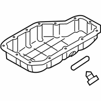 OEM 2015 Hyundai Genesis Coupe Pan Assembly-Engine Oil, Lower - 21510-3C701