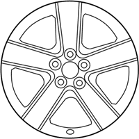 OEM 2009 Hyundai Veracruz Wheel Rim - 52910-3J250