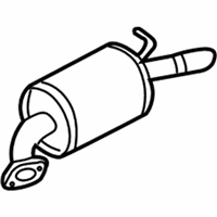 OEM 2004 Lexus RX330 Exhaust Tail Pipe Assembly - 17430-20100