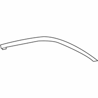 OEM 2012 Toyota Camry Upper Molding - 75763-06090